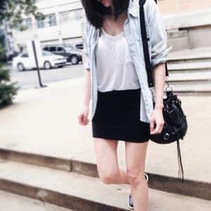 Madewell wash-off effect denim shirt